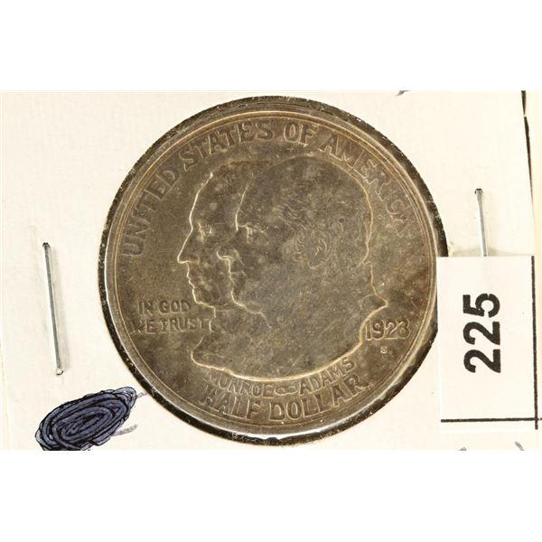 1923-S MONROE COMMEMORATIVE HALF DOLLAR AU