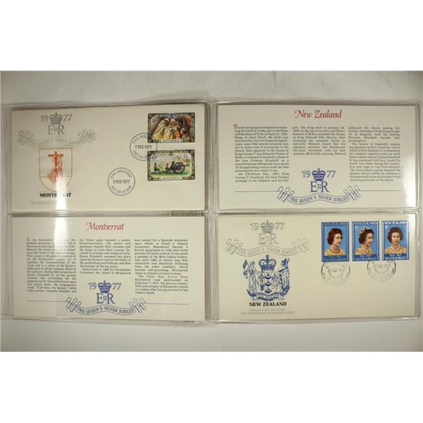 4 ASSORTED 1977 1ST DAY COVERS MONTSERRAT,