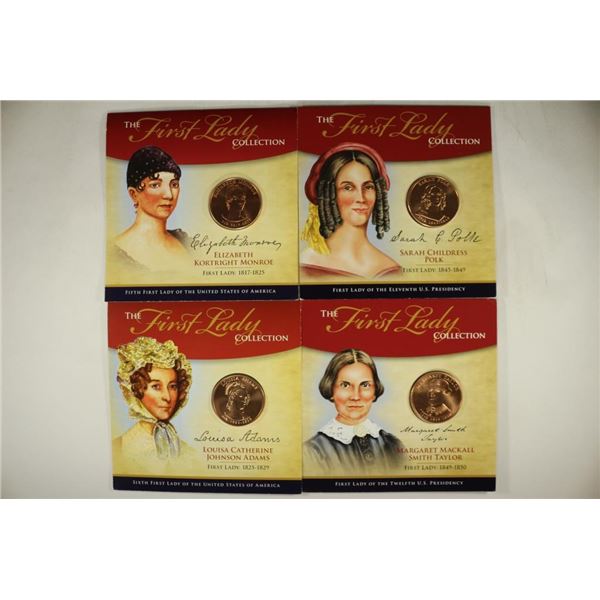 4 ASSORTED 1ST LADY COLLECTION OF 1 1/4''