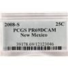 Image 3 : 2008-S NEW MEXICO QUARTER PCGS PR69 DCAM