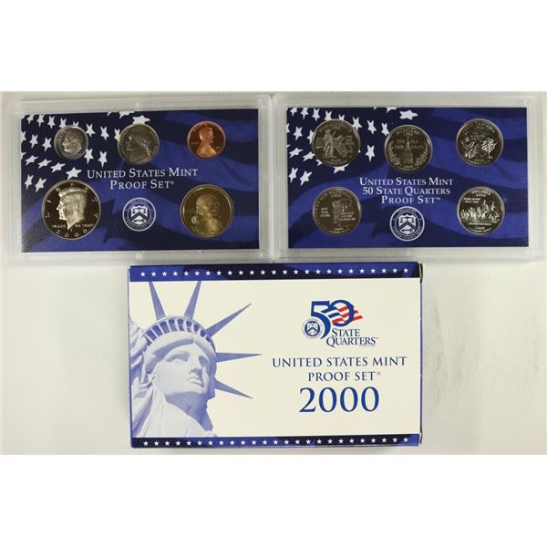 2000 US PROOF SET (WITH BOX)