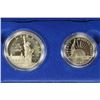 1986 US LIBERTY 2 COIN PROOF SET