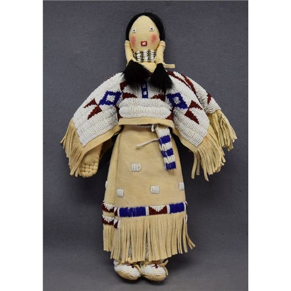 SIOUX INDIAN HIDE DOLL