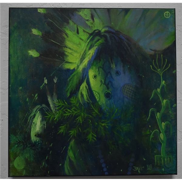 NAVAJO INDIAN PAINTING (ALLEN BAHE)