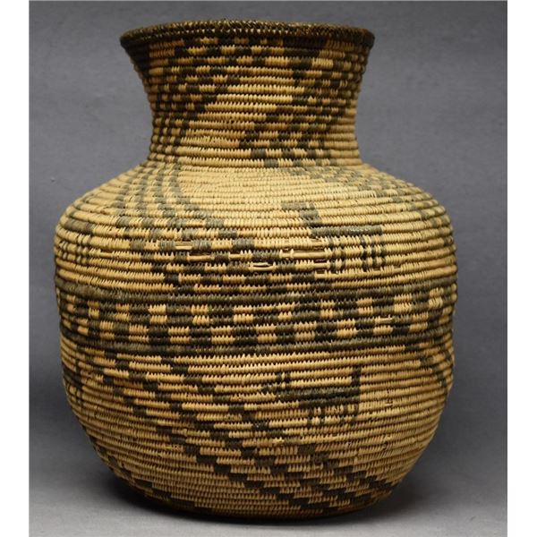 APACHE INDIAN BASKETRY OLLA
