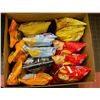 Image 1 : BOX LOT OF BRAND NAME POTATO CHIPS