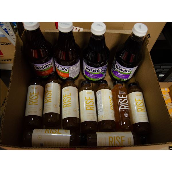 FLAT OF WELCH & RISE JUICE