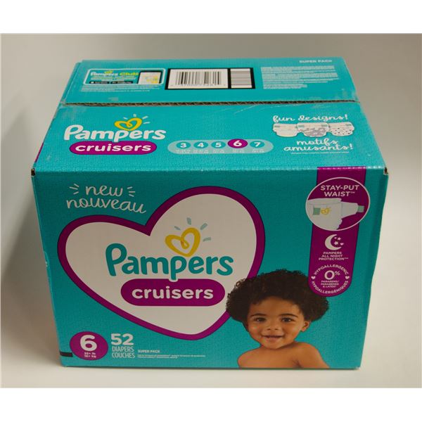 PAMPERS DIAPERS CRUISERS SIZE 6