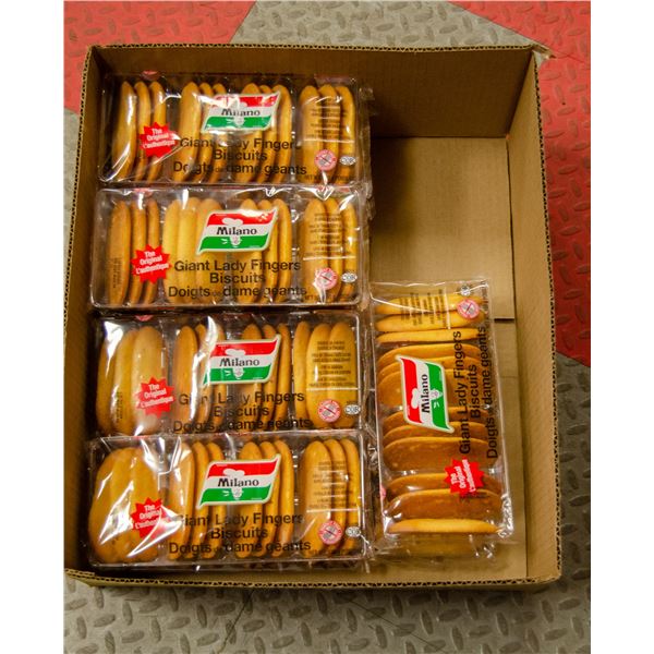 FLAT LOT OF GIANT LADY FINGERS