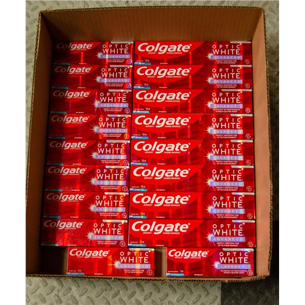 FLAT LOT OF TOOTHPASTE PRODUCTS