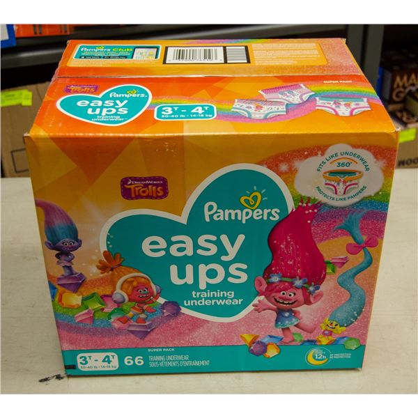 PAMPERS EASY UPS TRAINING UNDERWEAR TROLLS THEME