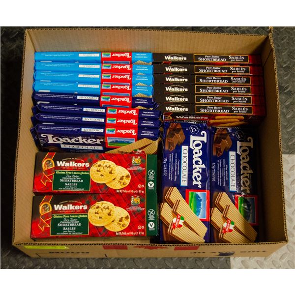 FLAT LOT OF SHORTBREAD AND WAFER PRODUCTS