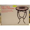 Image 1 : BRAND NEW SIDE TABLE WITH METAL BASE