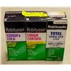 Image 1 : 3 BOXES OF ASSORTED ROBITUSSIN COUGH MEDICINE