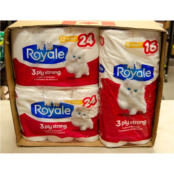 BOX FULL OF ROYALE 3-PLY BATHROOM TISSUE