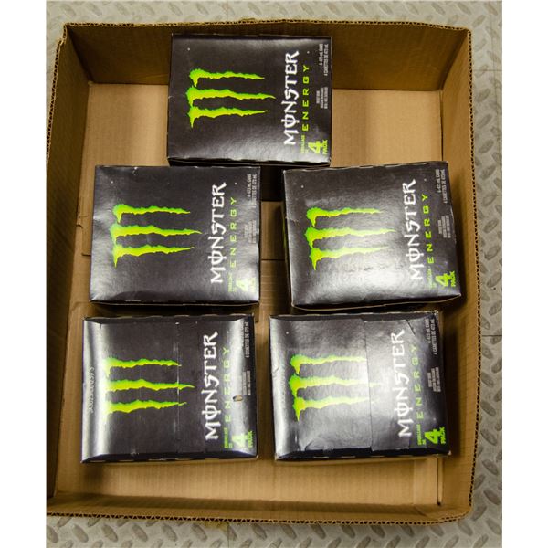 20 CANS OF MONSTER ENERGY 473ML PER CAN