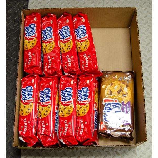 BOX OF CHIPS AHOY COOKIES