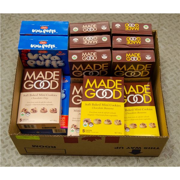 FLAT LOT OF BRAND NAME COOKIE PRODUCTS