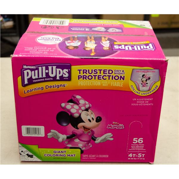 HUGGIES PULL UPS CASE OF 56 TRAINING PANTS