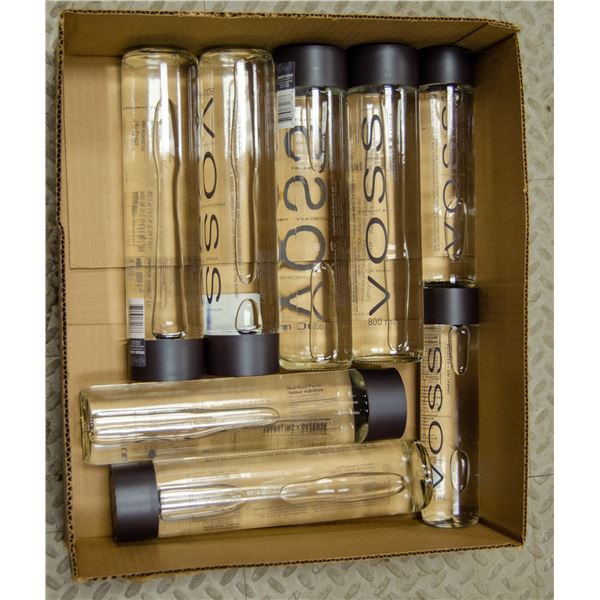 8 BOTTLES OF VOSS SPARKLING WATER