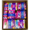 Image 1 : BOX LOT OF FEMININE HYGIENE PRODUCTS