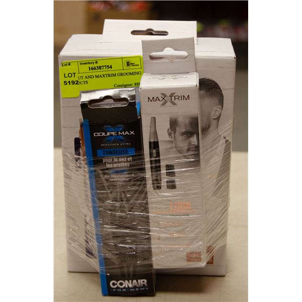 MAXCUT AND MAXTRIM GROOMING PRODUCTS