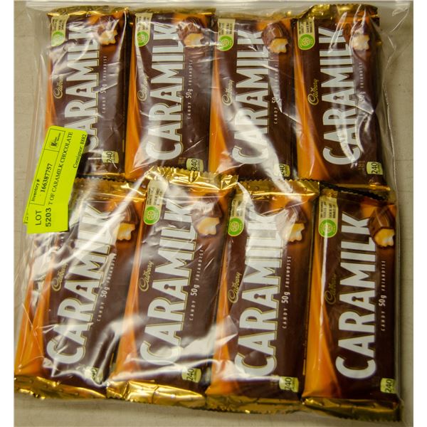 BAG LOT OF CARAMILK CHOCOLATE BARS
