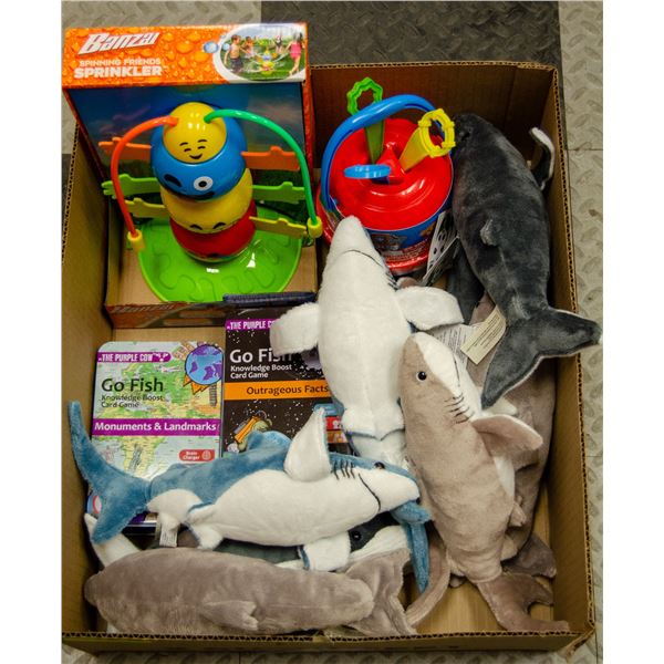 FLAT LOT OF CHILDRENS TOYS