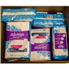 Image 1 : BOX LOT OF FEMININE HYGIENE PRODUCTS