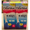 Image 1 : 2 BOXES OF CLEARBLUE ULTRA EARLY PREGNANCY TESTS