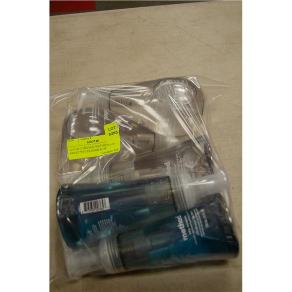 LOT OF 5 METHOD WATERFALL & SWEET WATER HAND SOAP