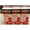 Image 1 : LOT OF 3 EXTRA STRENGTH BENYLIN COUGH COMPLETE