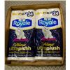 Image 1 : 2 PACKS OF ROYALE ULTRA PLUSH TOILET PAPER