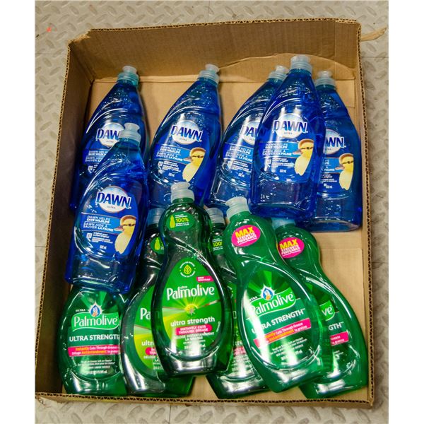 FLAT LOT OF DAWN & PALMOLIVE DISH SOAP