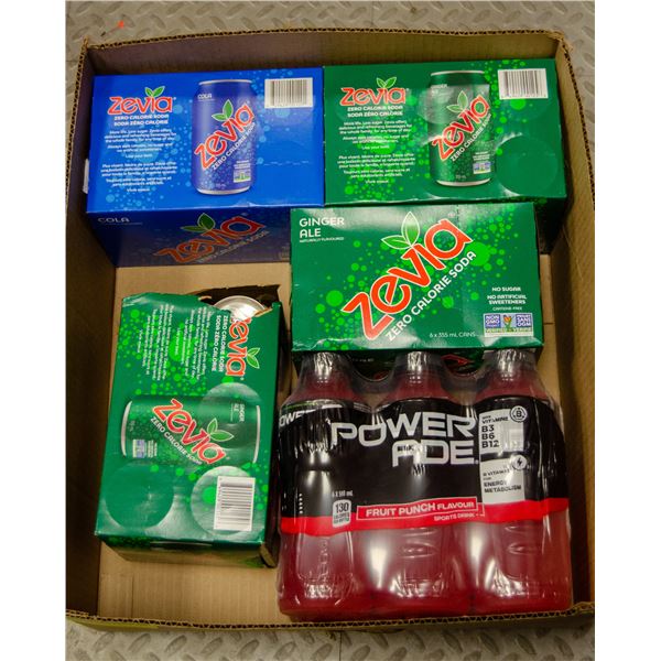 FLAT LOT OF ZEVIA  AND POWERADE