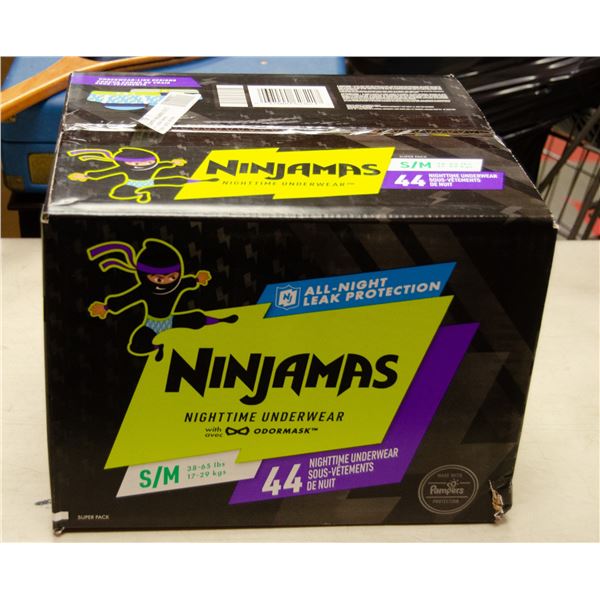 NINJAMAMS NIGHTTIME UNDERWEAR CASE OF 44