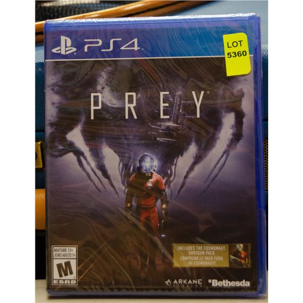 NEW PREY PS4