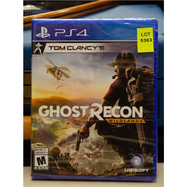 NEW TOM CLANCY'S GHOST RECON WILDLANDS PS4