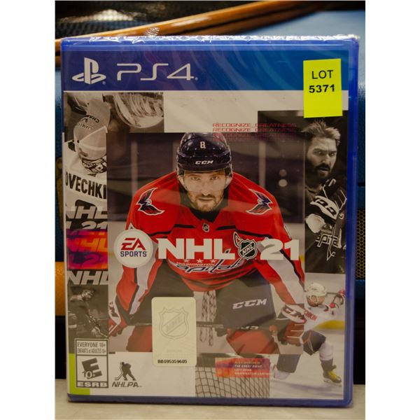 NEW NHL 21 FOR PS4