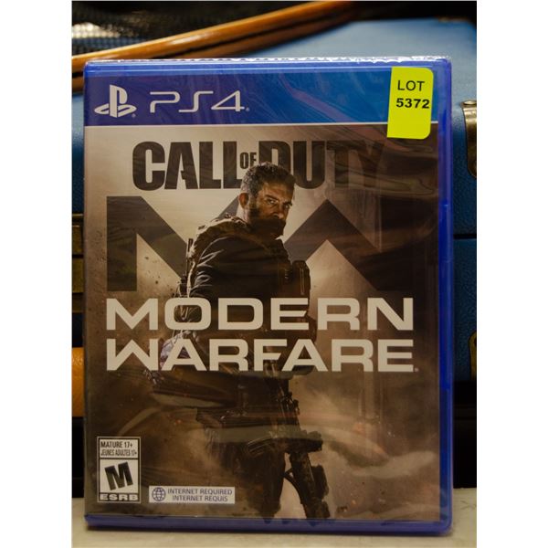 NEW CALL OF DUTY MODERNWARFARE FOR PS4