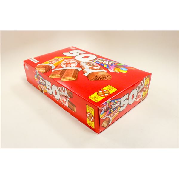 CASE OF 50 ASSORTED NESTLE CHOCOLATE BARS
