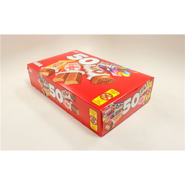 CASE OF 50 ASSORTED NESTLE CHOCOLATE BARS
