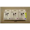 Image 1 : LOT OF 3 ISTORE CLASSIC FIT EARBUDS BLACK