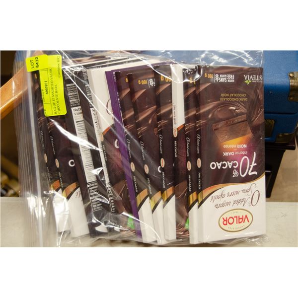 BAG OF 12 ASSORTED VALOR CHOCOLATE BARS