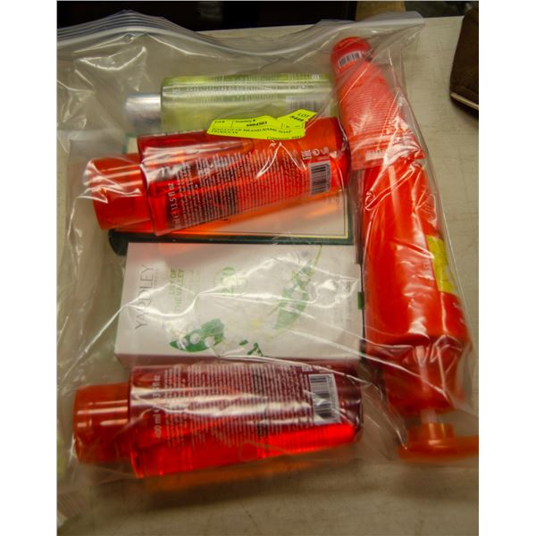 BAG LOT OF BRAND NAME SOAP PRODUCTS