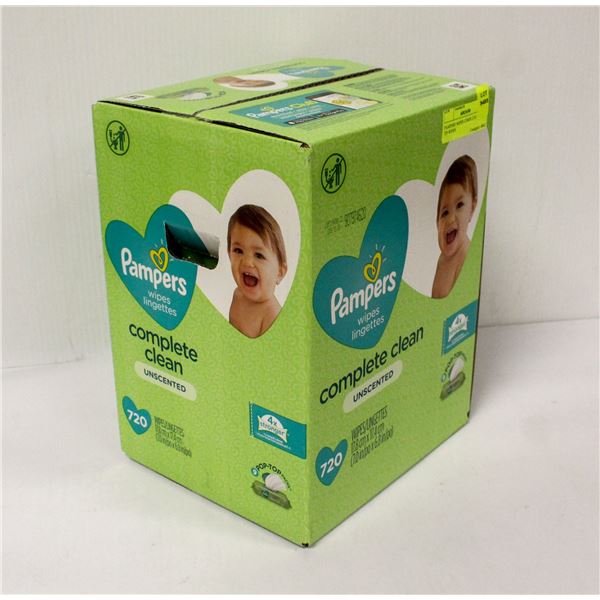PAMPERS WIPES COMPLETE CLEAN 720 WIPES