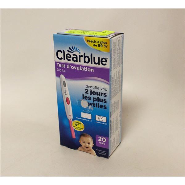 CLEARBLUE OVULATION TEST DIGITAL 20 TESTS
