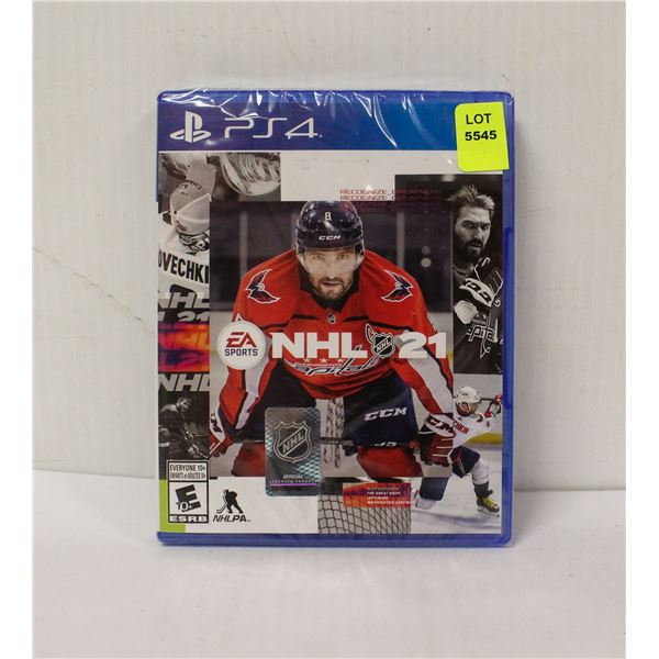 NEW NHL 21 FOR PS4