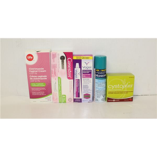 LOT OF ASSORTED FEMININE ANTI-ITCH/YEAST INFECTION