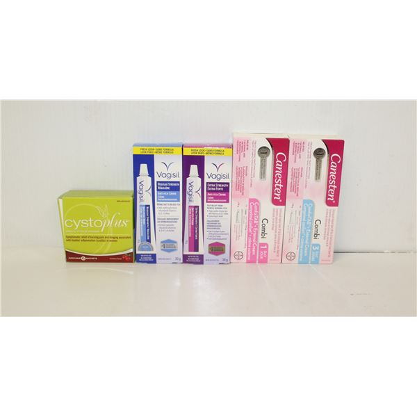 LOT OF ASSORTED FEMININE ANTI-ITCH/YEAST INFECTION